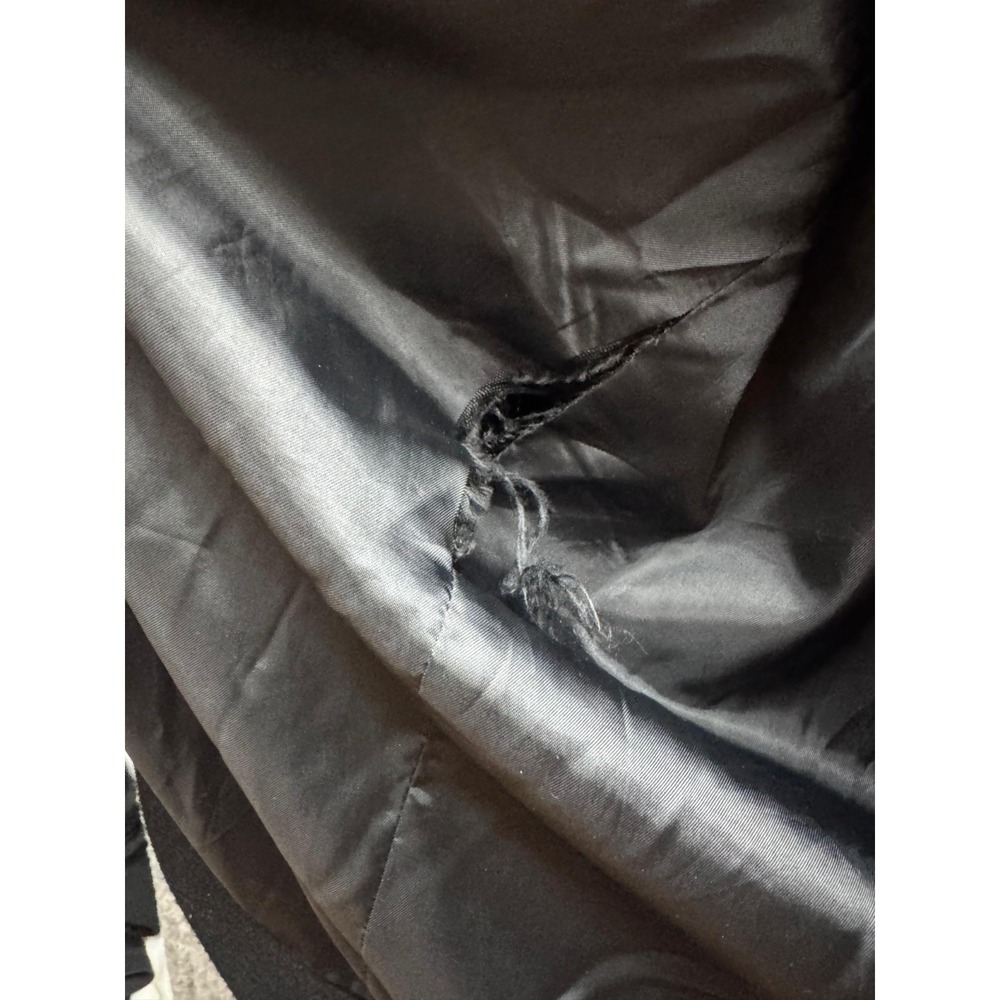 The Frankie Shop Double-Breasted Belted Trench Coat Black Womens Size L/XL - Picture 9 of 16